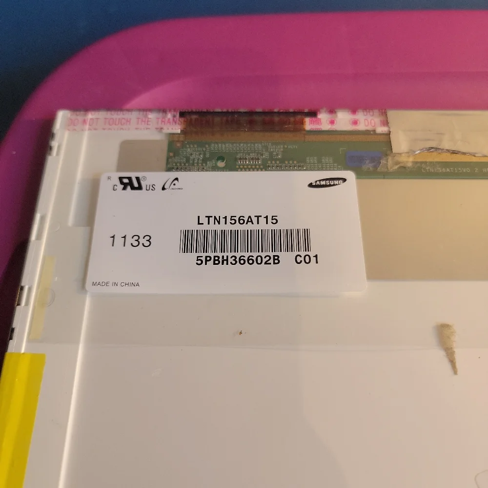 Samsung RV511 15.6inch LCD Laptop Screen LTN156AT15-C01